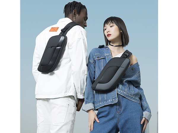 کوله تک بند ضد آب بنج Bange BG-7312 Men Microfiber Leather Crossbody Chest Bag - تصویر 16