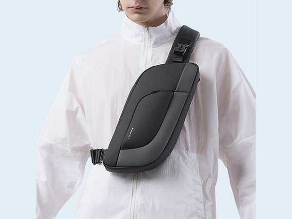 کوله تک بند ضد آب بنج Bange BG-7312 Men Microfiber Leather Crossbody Chest Bag - تصویر 9