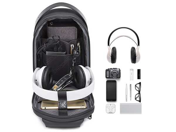 کوله تک بند ضد آب یو اس بی دار بنج BANGE BG-7256 Men Chest Bag Waterproof - تصویر 11