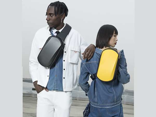کوله تک بند ضد آب یو اس بی دار بنج BANGE BG-7256 Men Chest Bag Waterproof - تصویر 13