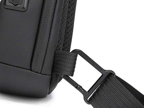کوله تک بند ضد آب یو اس بی دار بنج BANGE BG-7256 Men Chest Bag Waterproof - تصویر 15