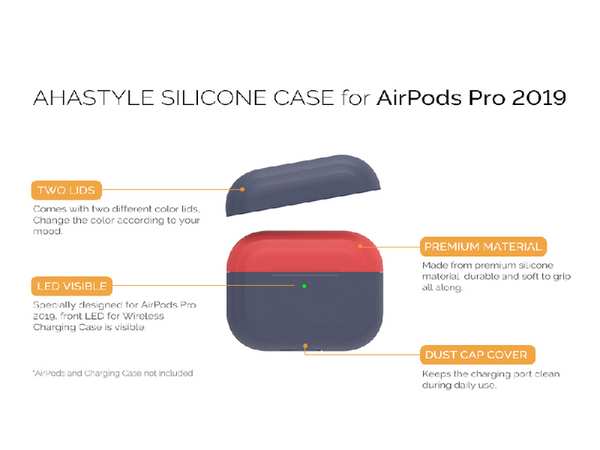 کاور سیلیکونی ایرپاد پرو آها استایل AhaStyle PT-P2 Silicon Case Apple AirPods Pro DuoTone - تصویر 12