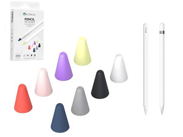 نوک یدک چند رنگ قلم لمسی اپل 1 و 2 کوتتسی Coteetci Pencil Tip Cover Pencil 1/2 CS7072
