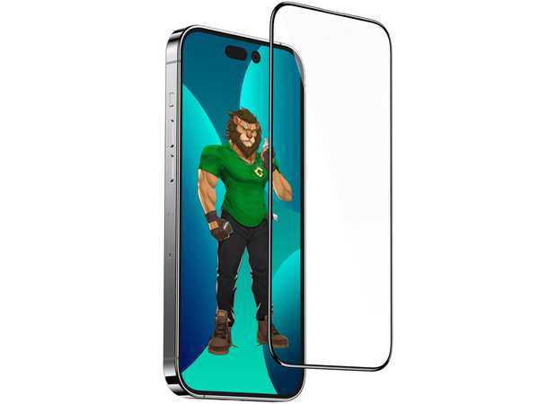 گلس آیفون 14 پرو سه بعدی گرین Green iPhone 14 Pro 3D Elegant Glass
