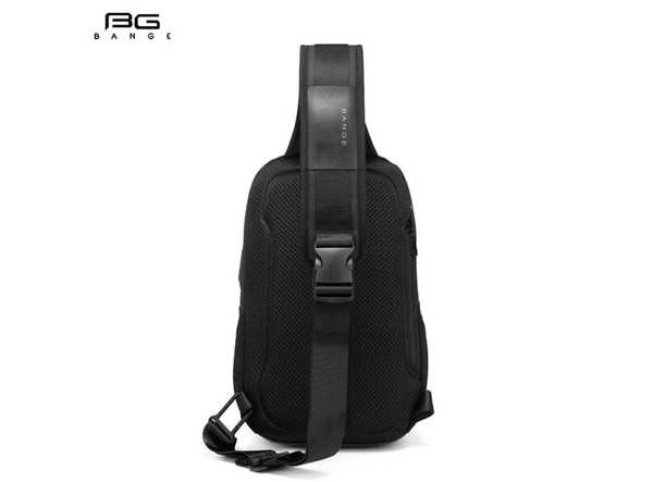 کوله کراس بادی تک بند ضد آب یو اس بی دار بنج Bange BG-77120 Men Waterproof Crossbody Chest Bag with USB - تصویر 10