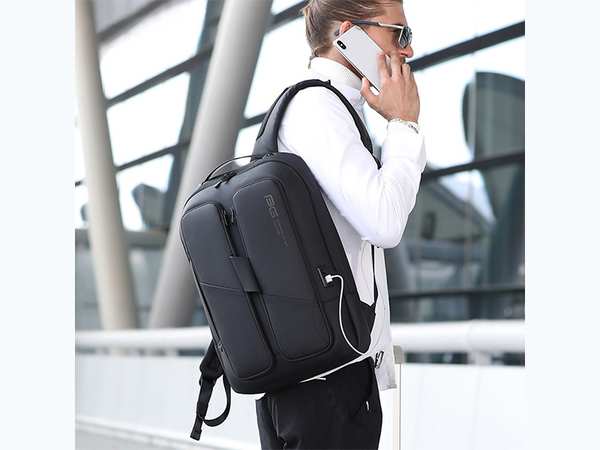 کوله پشتی ضد آب یو اس بی دار بنج Bange BG-7238 Waterproof Backpack with USB Port - تصویر 12