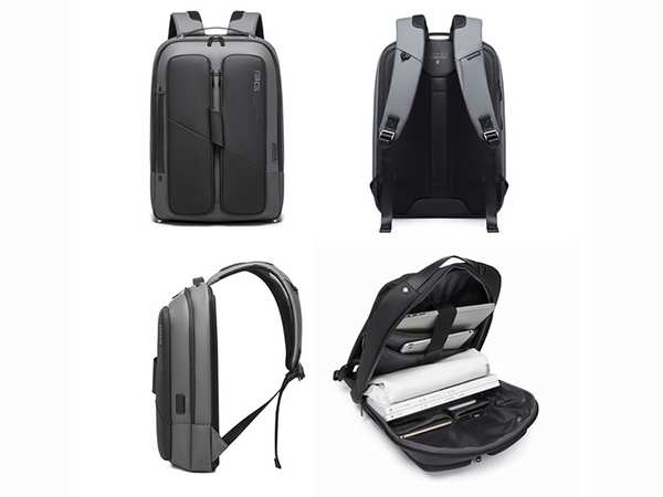 کوله پشتی ضد آب یو اس بی دار بنج Bange BG-7238 Waterproof Backpack with USB Port - تصویر 5