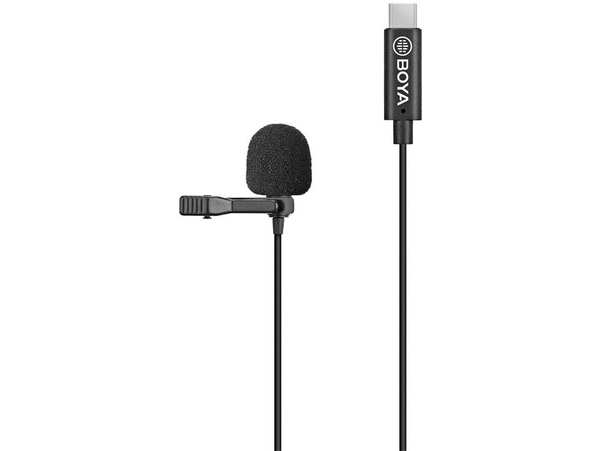 میکروفون یقه ای تایپ سی سیمی بویا BOYA BY-M3-OP Lavalier Microphone for DJI Osmo Pocket