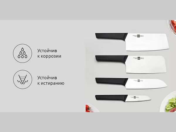 ست 5 تایی چاقو آشپزخانه شیائومی Xiaomi Huo Hou Fire Youth Edition Kitchen Knife Set HU0057 - تصویر 11