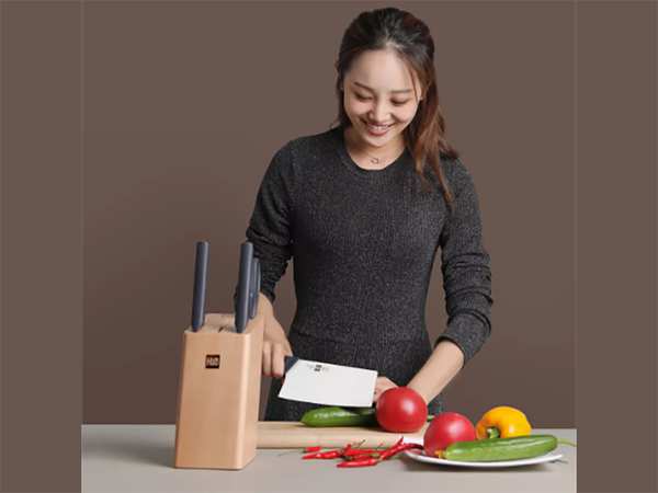 ست 5 تایی چاقو آشپزخانه شیائومی Xiaomi Huo Hou Fire Youth Edition Kitchen Knife Set HU0057 - تصویر 3
