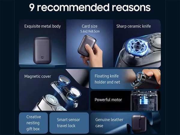 ریش تراش برقی شیائومی Xiaomi Mijia Electric Shaver S600 - تصویر 13