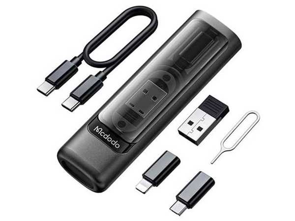 مجموعه کابل چند کاره تایپ سی، یو اس بی, میکرو و لایتنینگ مک دودو Mcdodo WF-1720 Multifunctional Cable Storage Box