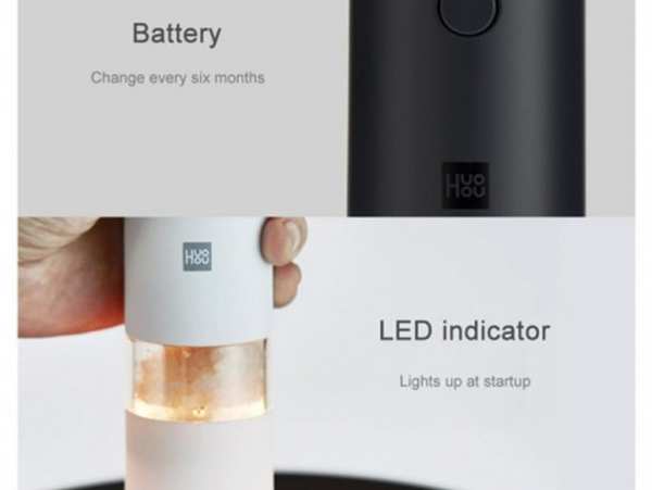 فلفل ساب و نمک ساب شارژی شیائومی Xiaomi HUOHOU Electric Grinder HU0200 - تصویر 7