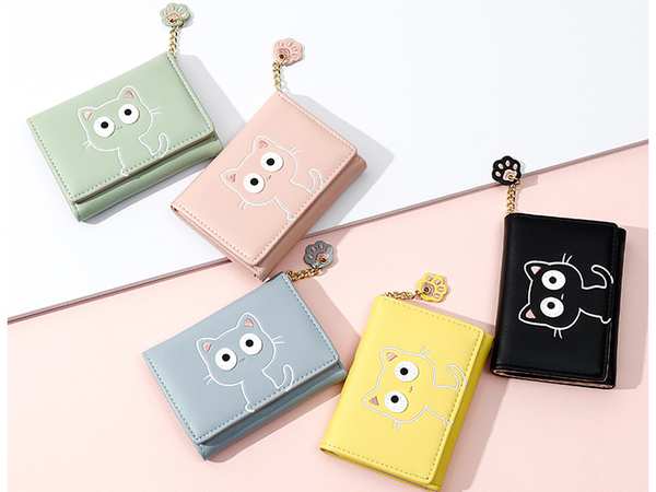 کیف پول دخترانه فانتزی با زنجیر تزئینی تائومیک میک TAOMICMIC 929591 small cartoon short wallet women - تصویر 6