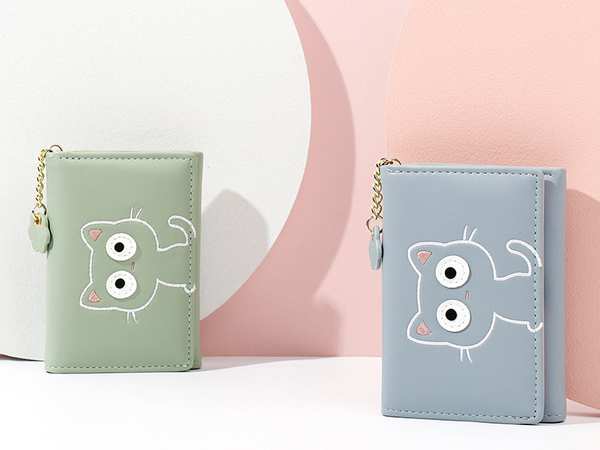 کیف پول دخترانه فانتزی با زنجیر تزئینی تائومیک میک TAOMICMIC 929591 small cartoon short wallet women - تصویر 7