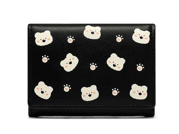 کیف پول دخترانه تاشو TAOMICMIC Y8848 small tri fold short women wallet - تصویر 4