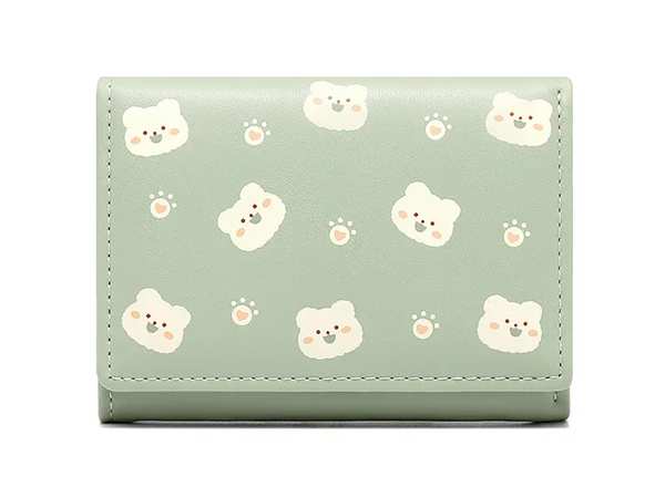 کیف پول دخترانه تاشو TAOMICMIC Y8848 small tri fold short women wallet - تصویر 5