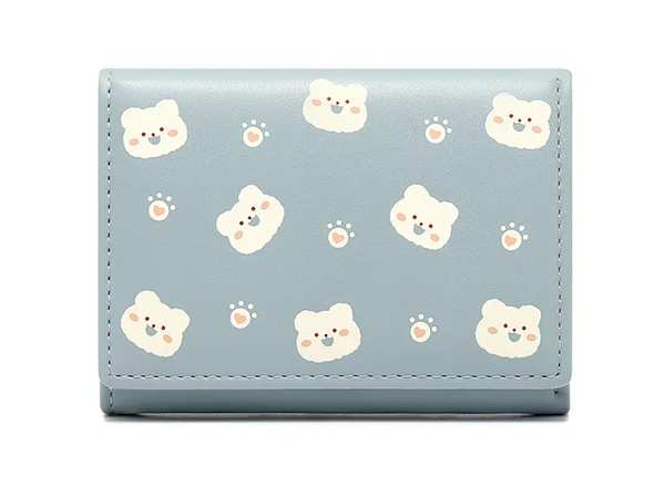 کیف پول دخترانه تاشو TAOMICMIC Y8848 small tri fold short women wallet - تصویر 6