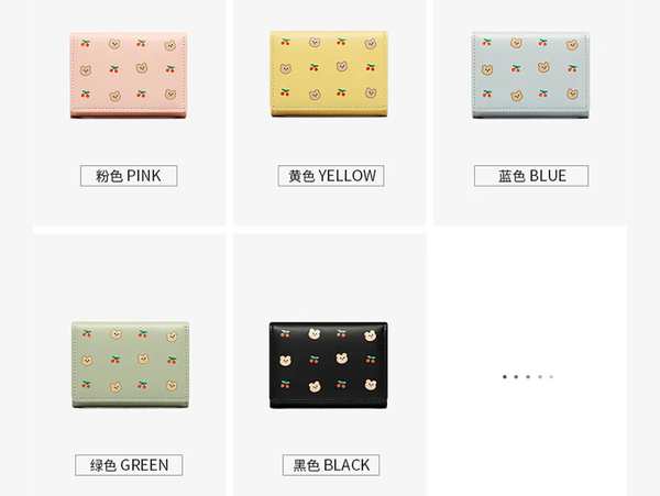کیف پول دخترانه فانتزی تائومیک میک TAOMICMIC Y8718 Women's Wallet Tri-Fold Wallet - تصویر 12