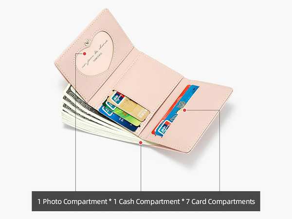 کیف پول دخترانه فانتزی تائومیک میک TAOMICMIC Y8718 Women's Wallet Tri-Fold Wallet - تصویر 14