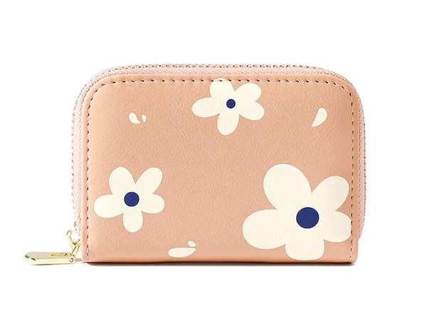 کیف پول و کارت دخترانه گلدار TAOMICMIC Y8376 PU leather credit card holder girl wallet - تصویر 3