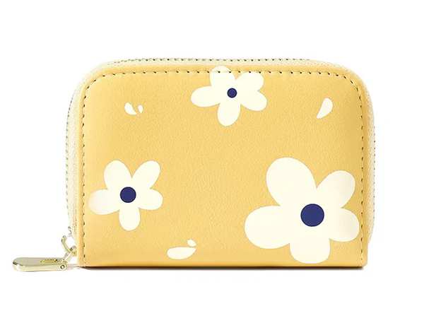 کیف پول و کارت دخترانه گلدار TAOMICMIC Y8376 PU leather credit card holder girl wallet - تصویر 4