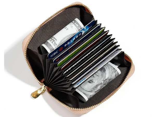 کیف پول و کارت دخترانه گلدار TAOMICMIC Y8376 PU leather credit card holder girl wallet - تصویر 8