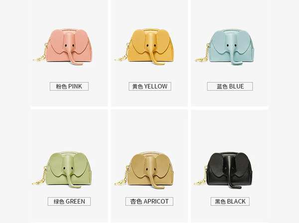 کیف پول دخترانه کوچک طرح فیل TAOMICMIC Y8909 Women's Small Wallet - تصویر 13
