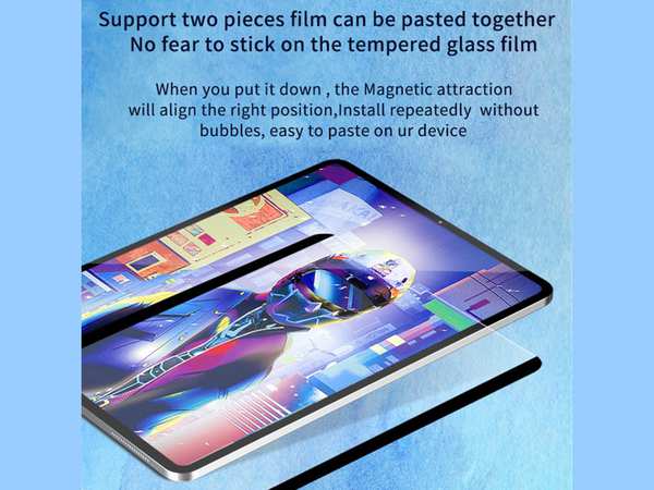 محافظ صفحه نمایش مغناطیسی آیپد مینی 10.9 و 11 اینچ ویوو Removable Magnetic Screen Protector iPad mini 10.9&amp;11 - تصویر 8