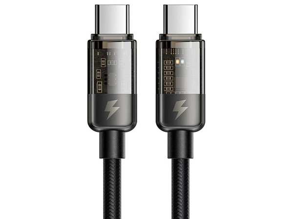 کابل سوپر فست شارژ و انتقال داده تایپ سی به تایپ سی 100 وات 1.2 متری مک دودو Macdodo CA-284 Type-C to Type-C Cable