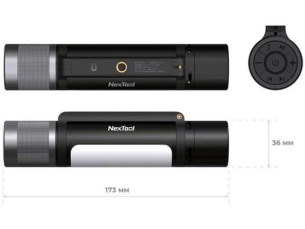 چراغ قوه شارژی 12 کاره شیائومی Xiaomi NexTool NE20161 Outdoor Thunder 12 in 1 the flashlight - تصویر 11