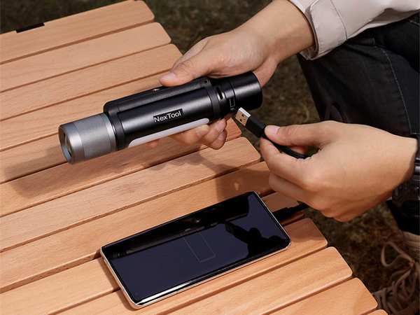 چراغ قوه شارژی 12 کاره شیائومی Xiaomi NexTool NE20161 Outdoor Thunder 12 in 1 the flashlight - تصویر 23