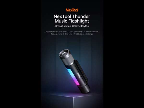 چراغ قوه شارژی 12 کاره شیائومی Xiaomi NexTool NE20161 Outdoor Thunder 12 in 1 the flashlight - تصویر 29