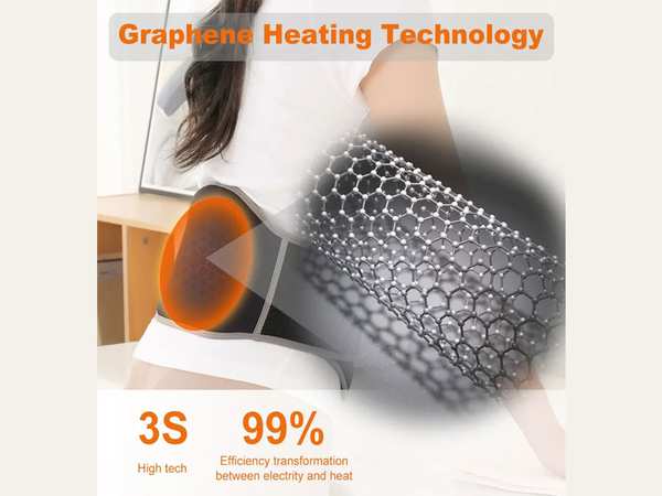 بهداشت و سلامت عمومی کمربند گرمکن شیائومی Xiaomi PMA U20 Graphene heating belt مشکی - تصویر 7