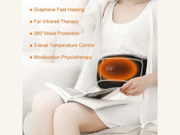 بهداشت و سلامت عمومی کمربند گرمکن شیائومی Xiaomi PMA U20 Graphene heating belt مشکی - تصویر 8