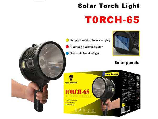 چراغ قوه قابل شارژ توبیز Toby's Rechargeable Flashlight TORCH-65 - تصویر 5