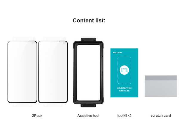 گلس منحنی سامسونگ نیلکین Nillkin Samsung Galaxy S23+/S23 Plus Impact Resistant Curved Film - تصویر 7