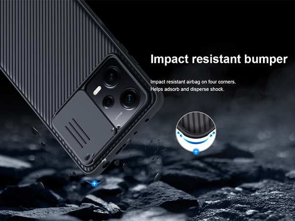 قاب محافظ شیائومی ردمی نوت 12 پرو / پوکو ایکس 5 پرو نیلکین Nilkin Redmi Note 12 Pro 5G/POCO X5 Pro 5G Cam Shield Pro Case - تصویر 11