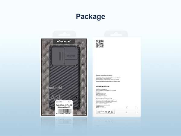 قاب محافظ شیائومی ردمی نوت 12 پرو / پوکو ایکس 5 پرو نیلکین Nilkin Redmi Note 12 Pro 5G/POCO X5 Pro 5G Cam Shield Pro Case - تصویر 5