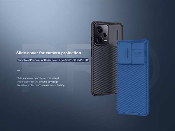 قاب محافظ شیائومی ردمی نوت 12 پرو / پوکو ایکس 5 پرو نیلکین Nilkin Redmi Note 12 Pro 5G/POCO X5 Pro 5G Cam Shield Pro Case - تصویر 7