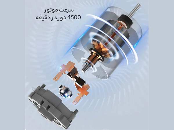 ریش تراش شارژی قابل حمل شیائومی Electric Shaver Xiaomi SMATE ST-R101C turbine electric shaver - تصویر 25