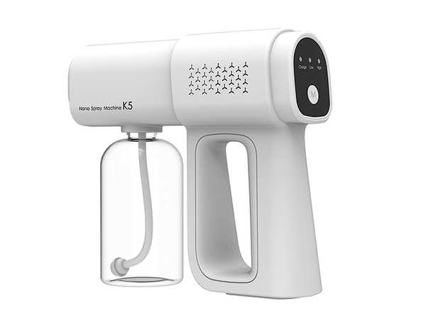 بهداشت و سلامت عمومی اسپری تفنگی ضد عفونی کننده K5 mini nano spray disinfection gun 380ml سفید برند متفرقه - تصویر 3