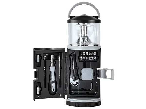 چراغ قوه و ابزار تعمیرات مسافرتی شیائومی Xiaomi Jiuxun Tools Ninety Camping lamp Tool Set 16 in 1 - تصویر 3