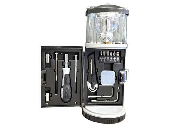 چراغ قوه و ابزار تعمیرات مسافرتی شیائومی Xiaomi Jiuxun Tools Ninety Camping lamp Tool Set 16 in 1 - تصویر 4