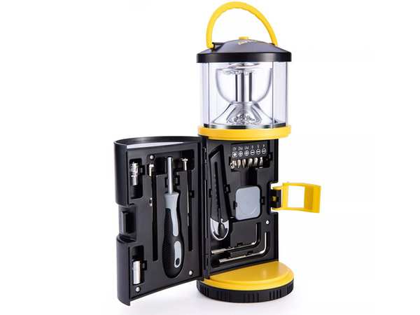چراغ قوه و ابزار تعمیرات مسافرتی شیائومی Xiaomi Jiuxun Tools Ninety Camping lamp Tool Set 16 in 1 - تصویر 5