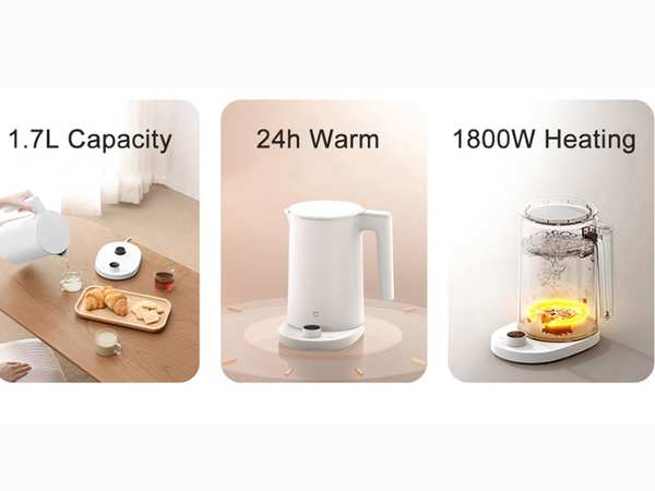 کتری برقی شیائومی Xiaomi Mijia MJJYSH01YM Thermostatic Electric Kettle 2 Pro Intelligent - تصویر 13