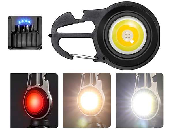 چراغ قوه شارژی مینی مسافرتی چندکاره Multi-purpose travel spotlight W5137 - تصویر 12