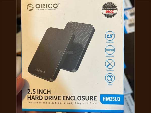 باکس هارد ۲.۵ اینچ USB3.0 اوریکو ORICO 2.5 inch HM25U3 USB3.0 Micro-B Hard Drive Enclosure - تصویر 11