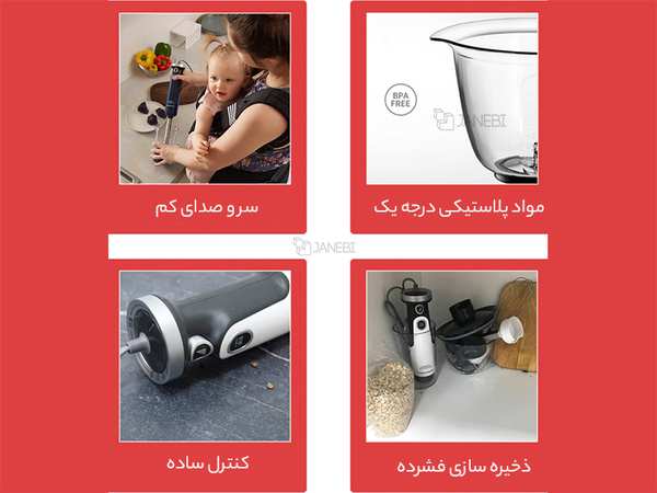 غذاساز سه کاره شیائومی Blender Xiaomi Morphy Richards MR6006 - تصویر 17