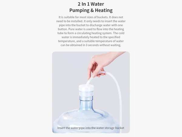 دستگاه آب جوش کن فوری برقی شیائومی Xiaomi HD-JRSSQ01 TDS Electric Instant Heating Water Heater - تصویر 10